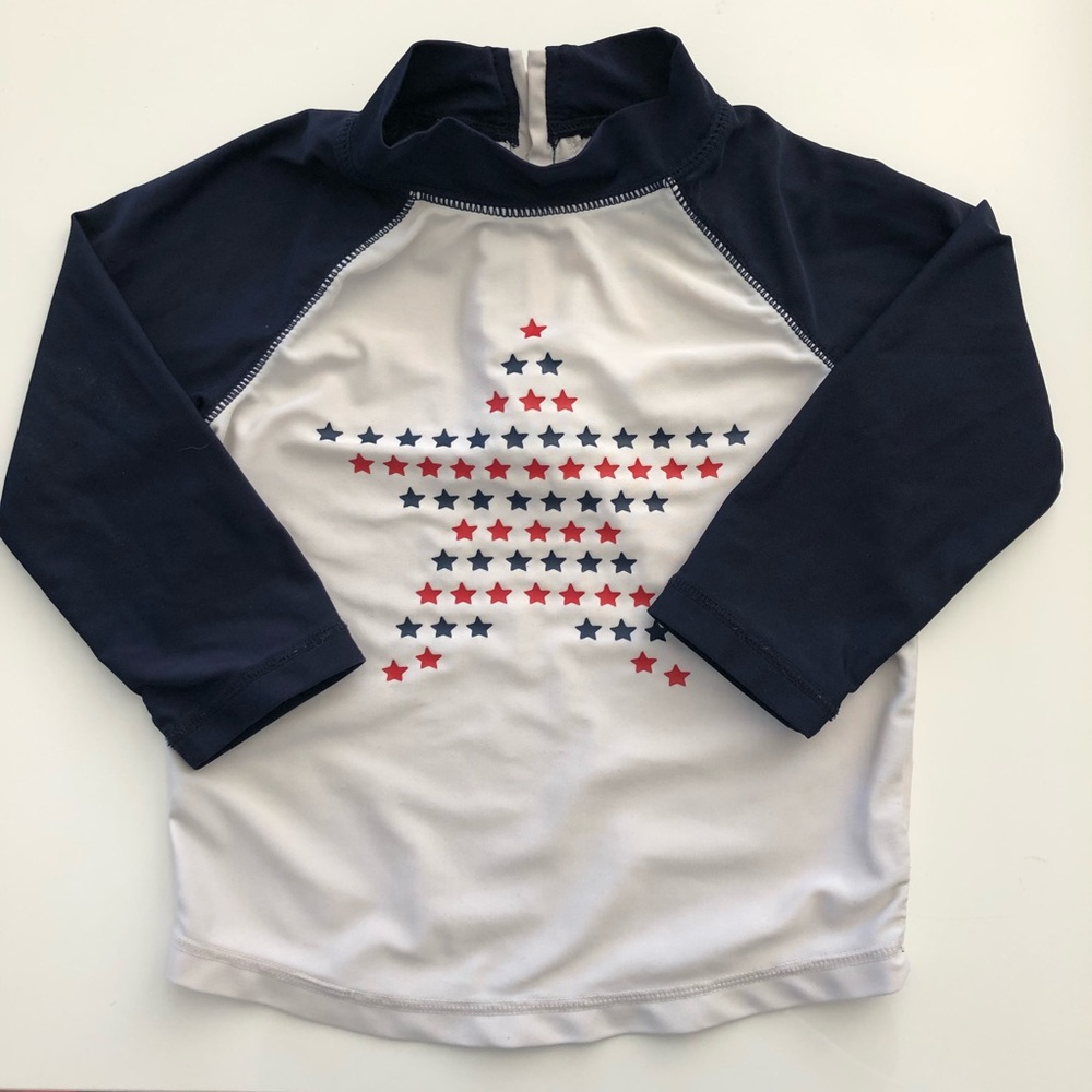 GAP Toddler Patriotic Star ⭐️ Rash Guard